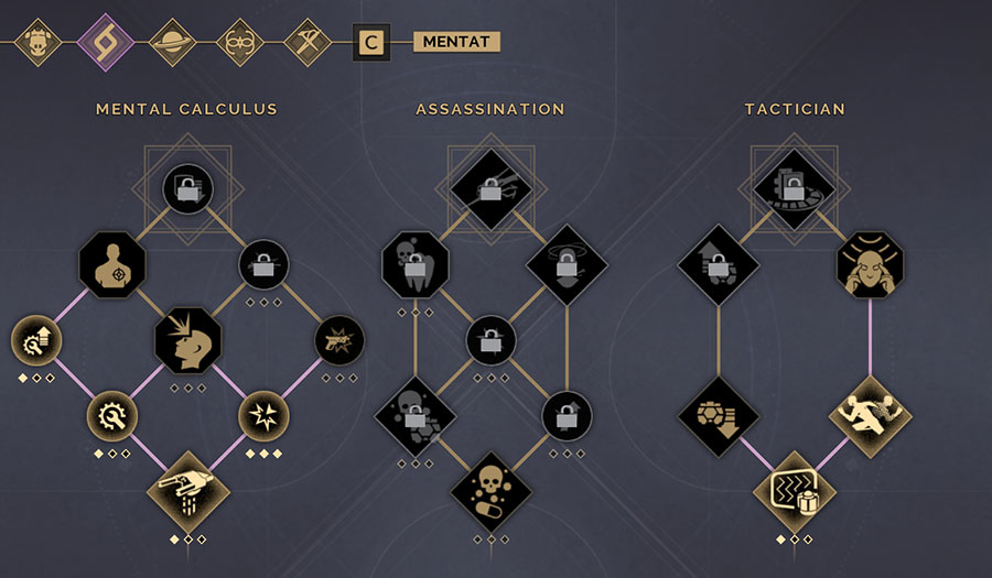 Dune Awakening Old Quarry Mentat Skill Tree