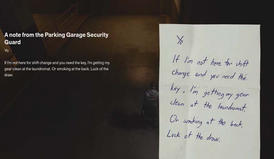 control resonant how to find jesse in the parking garage part 6 letter
