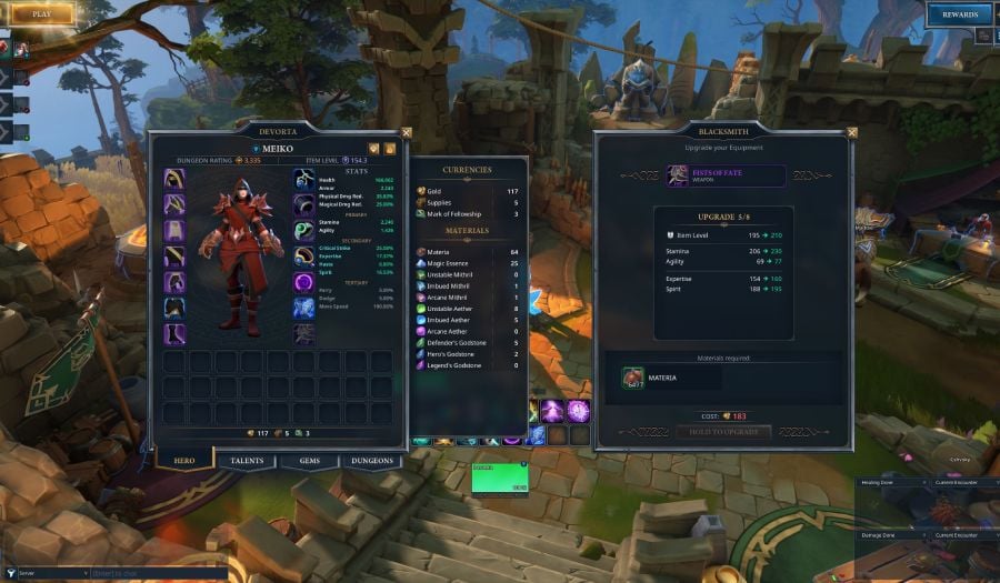 weapon upgrade blacksmith