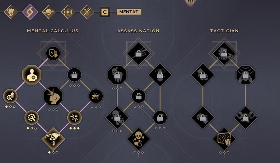 Mentat Skill Tree