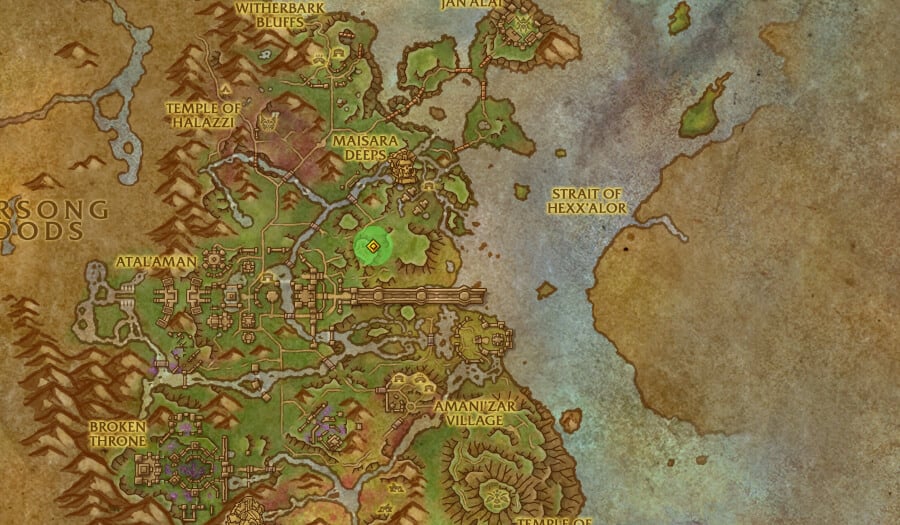 burrow bounty location