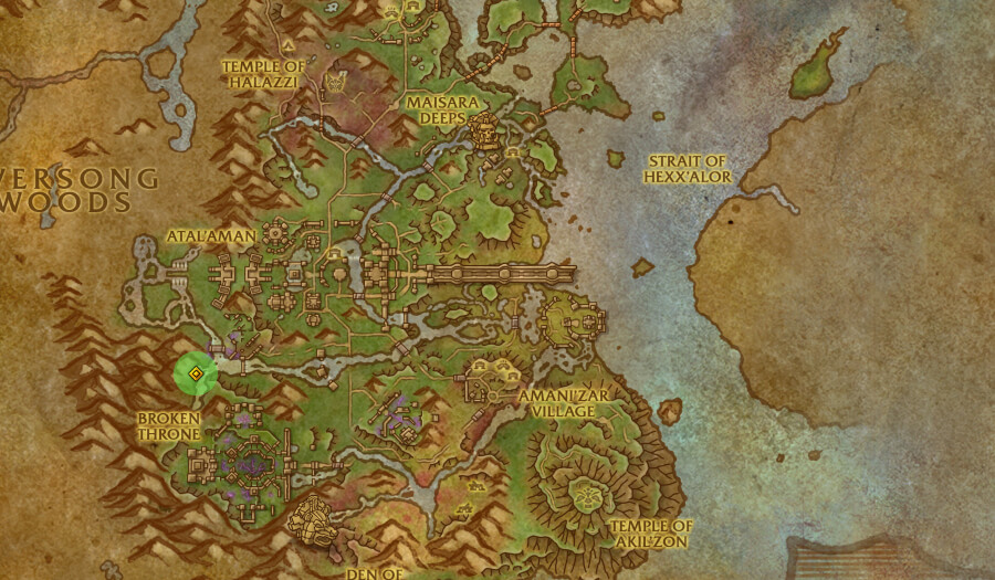 bait and tackle location