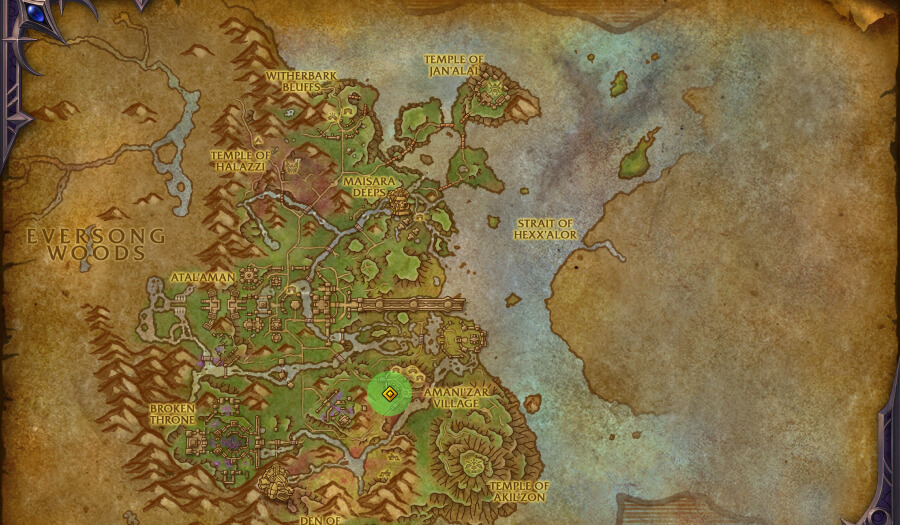 altar of blessings map location