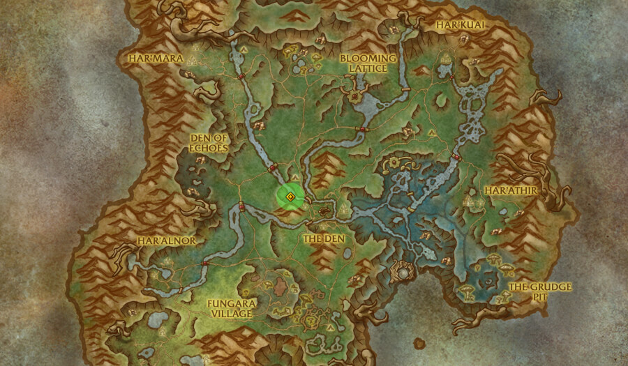 burning branch of the world tree