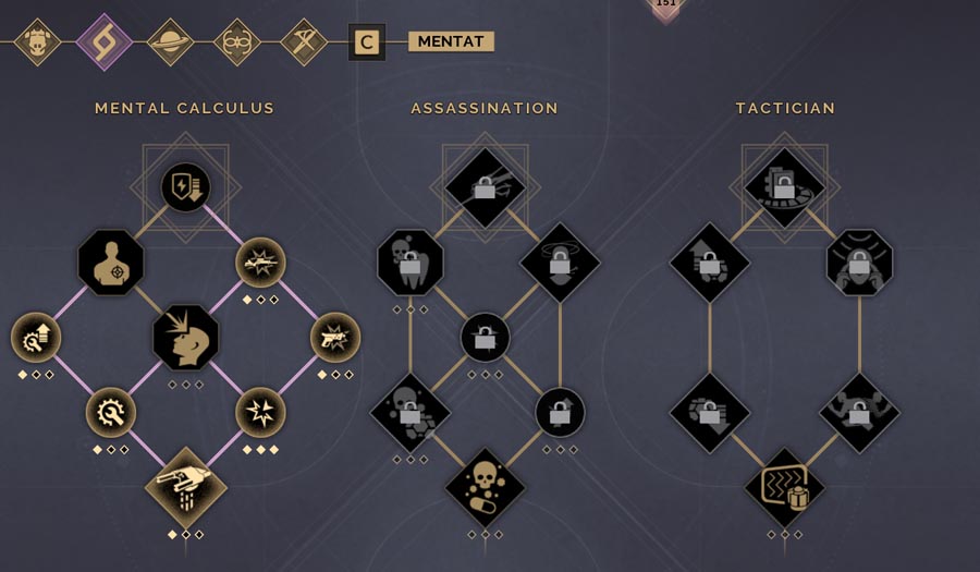 Mentat Skill Tree