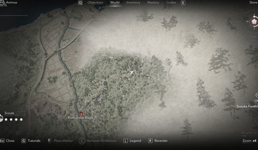assassins creed shadow omi assassin outpost map close