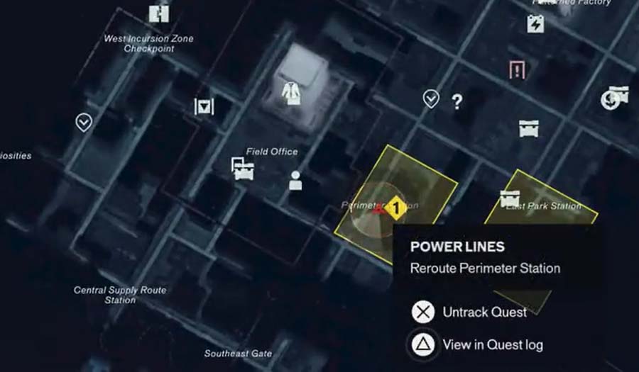 control resonant power lines perimeter station location