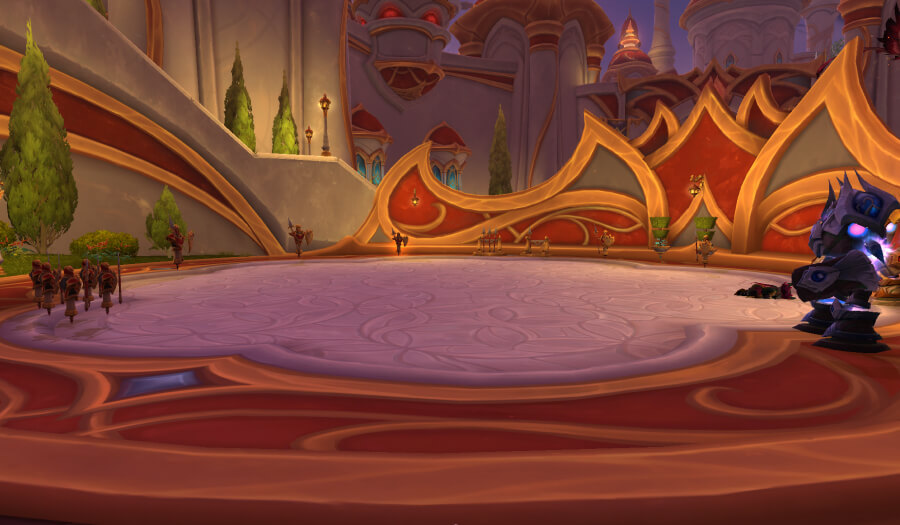 silvermoon city training dummies in game