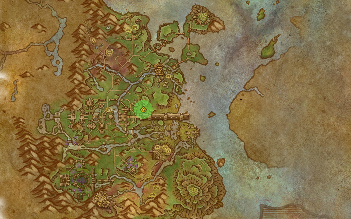 loa blessed dust map