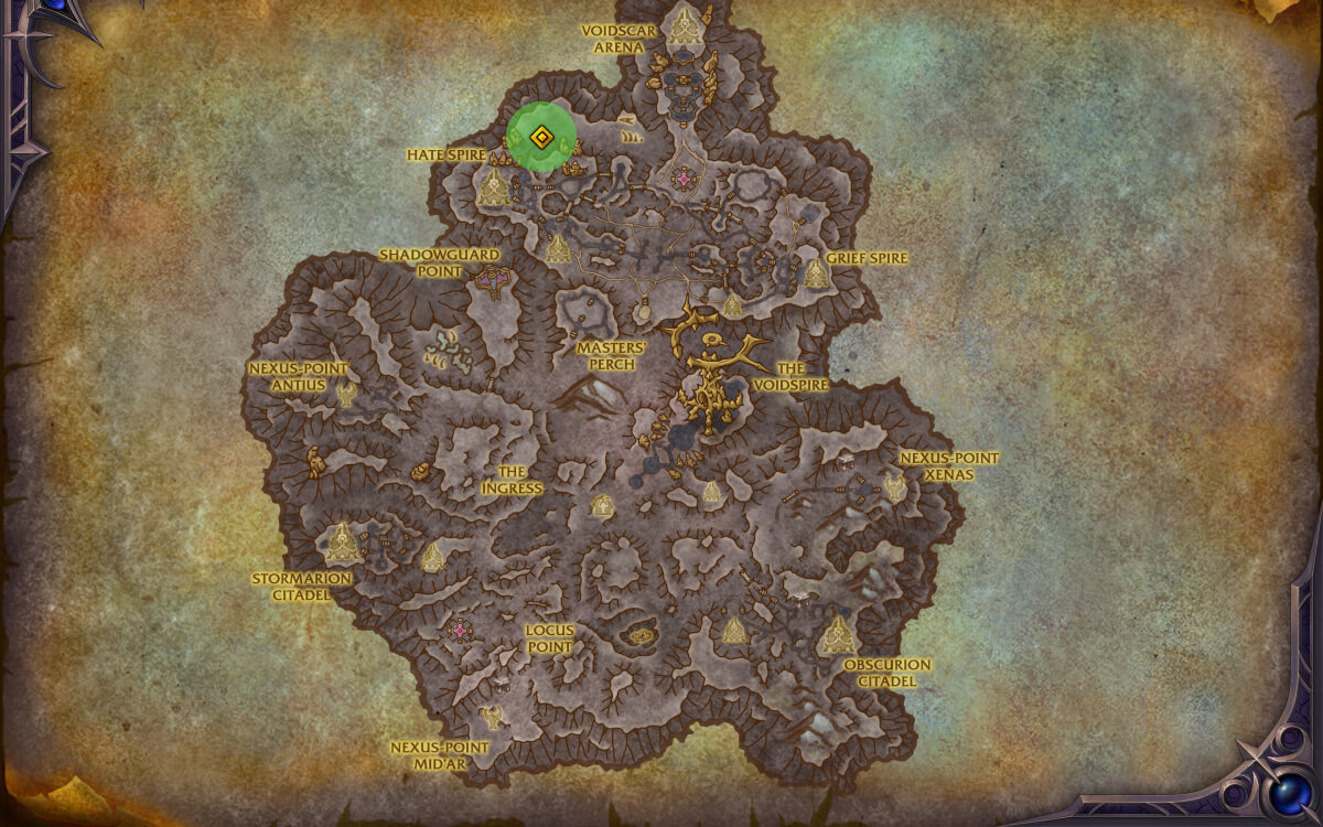 glimmering void pearl map