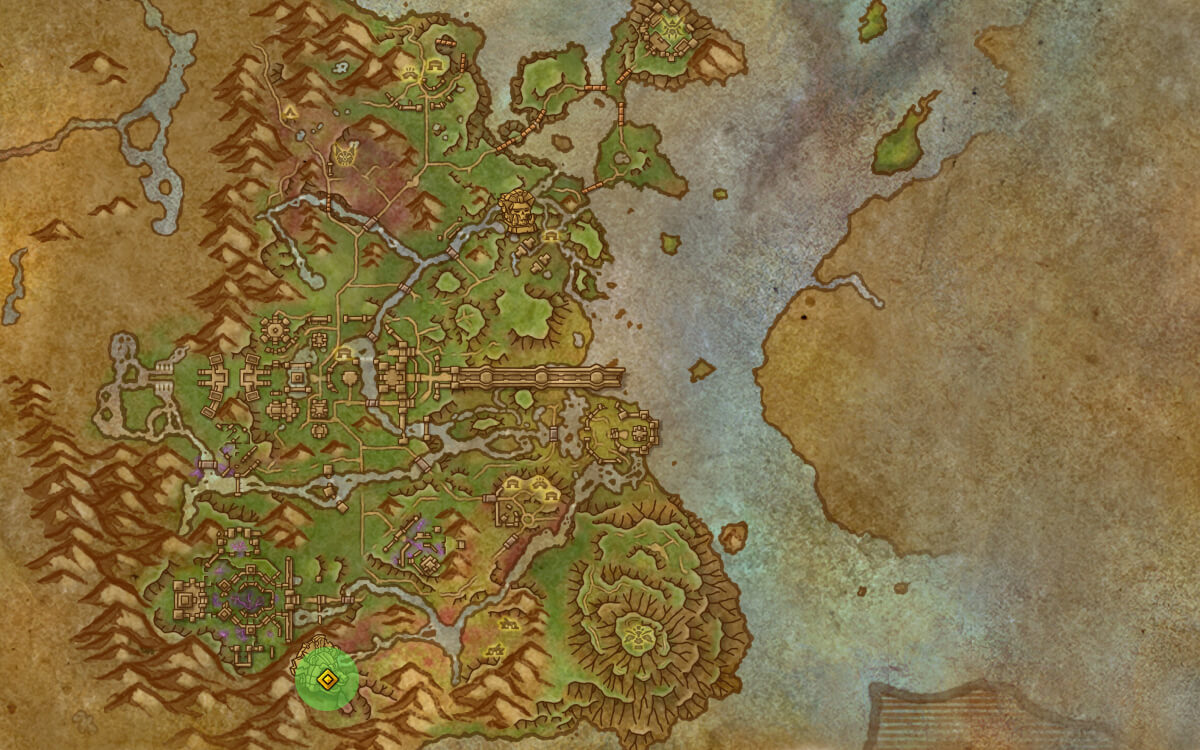 prestigiously racked hide map