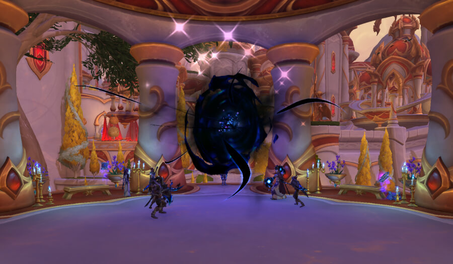 silvermoon city voidstorm portal location in game