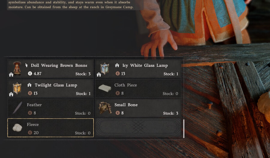 fleece crafting location shop