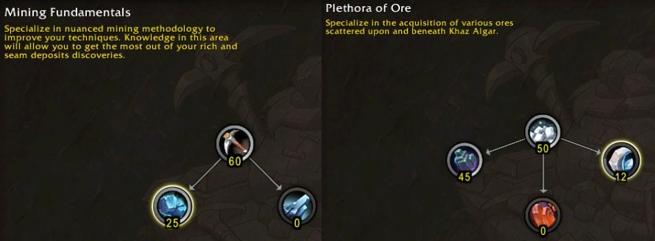 best mining build in the war within