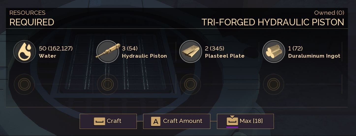 tri forged hydraulic piston crafting requirements