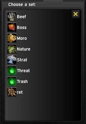 Protection Paladin Gearsets TBC