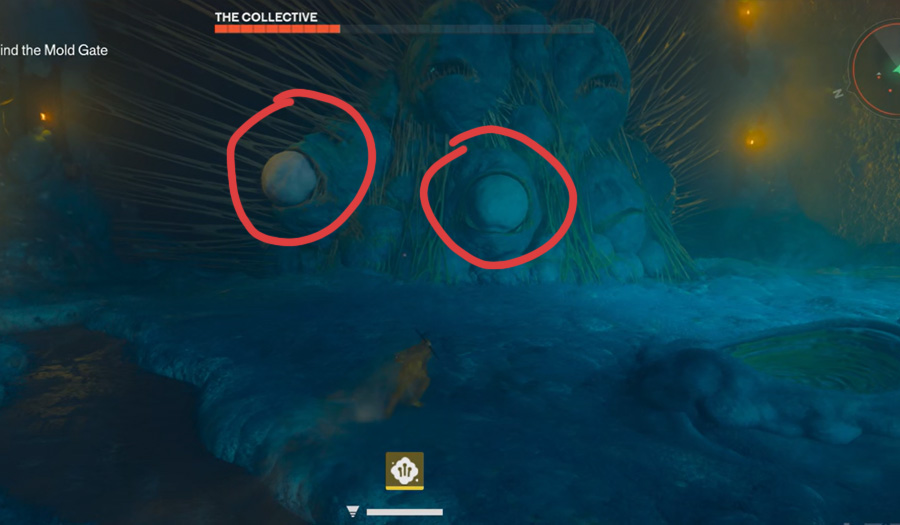 the collective boss fight part 2 points of weakness