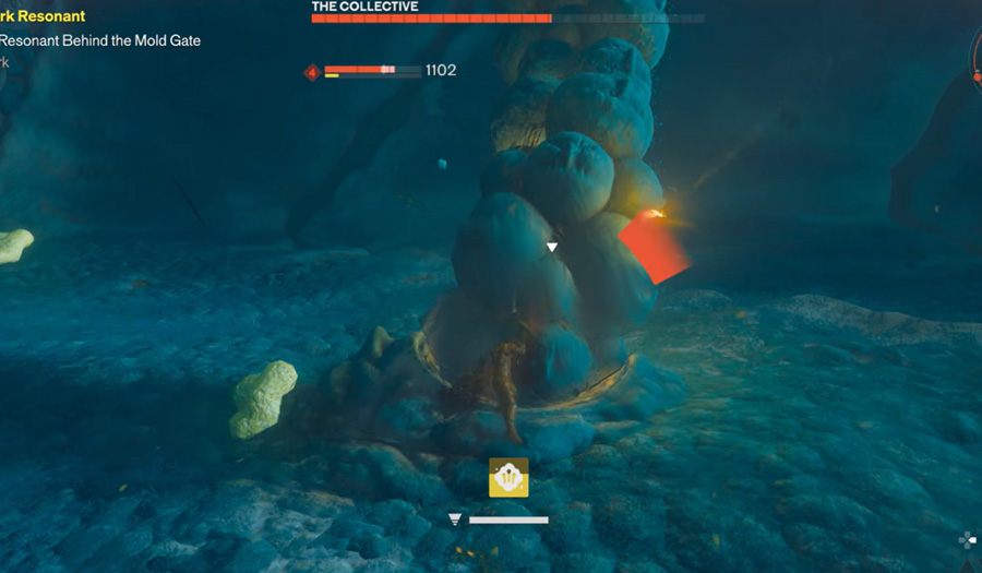 the collective boss fight part 1 tentacle arm