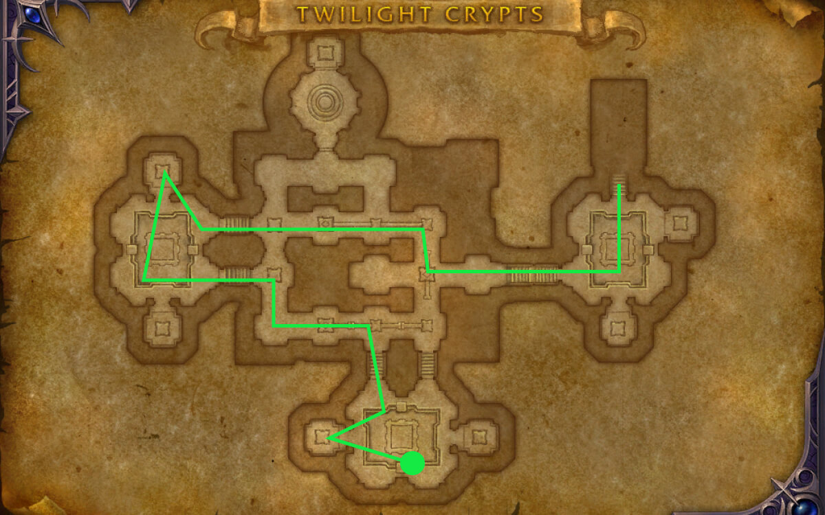 trapped twilight crypt delve route