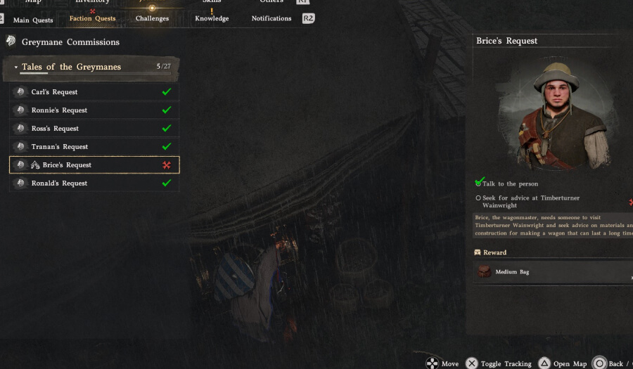 wagon and trade goods mission