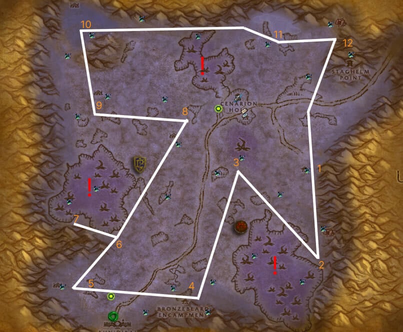 black lotus farm route silithus