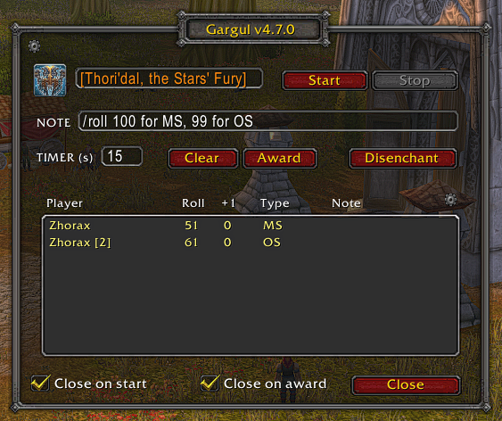 Gargul Addon TBC Classic