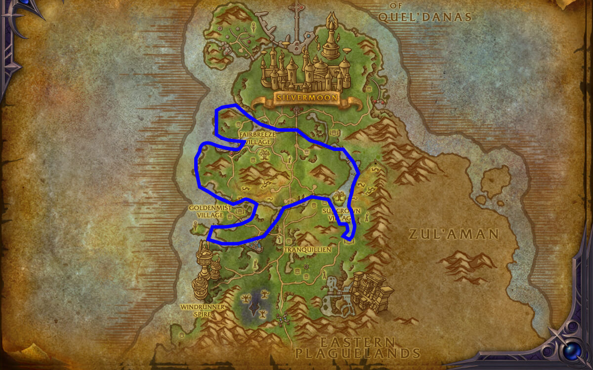 fishing route