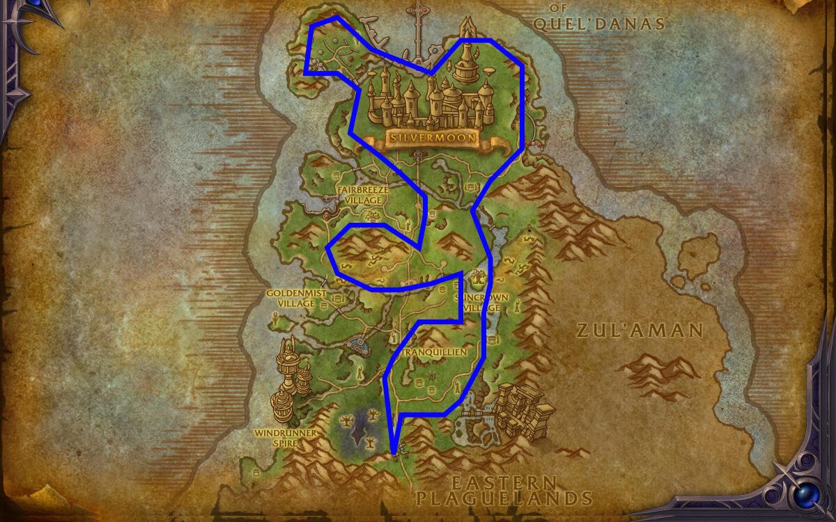herbalism farming route eversong