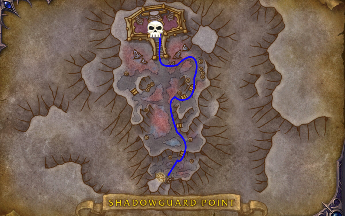 stolen mana route
