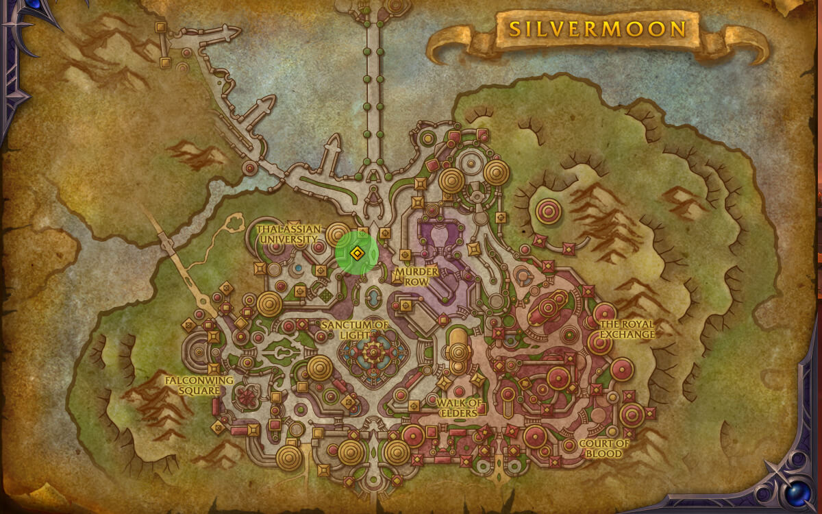 blacksmithing trainer location map