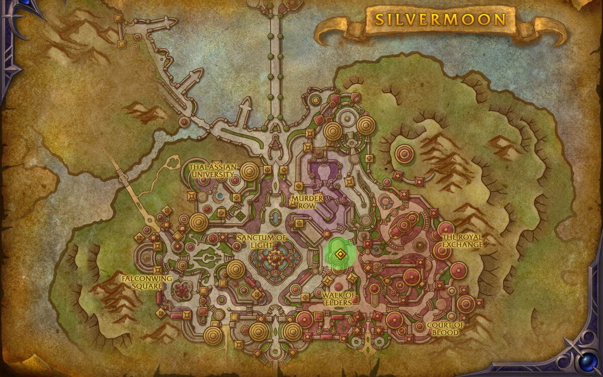 cooking trainer location map