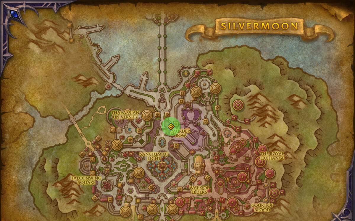 tailoring trainer location map