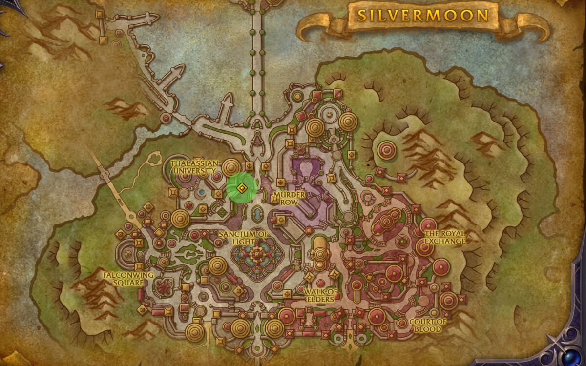 engineering trainer location map