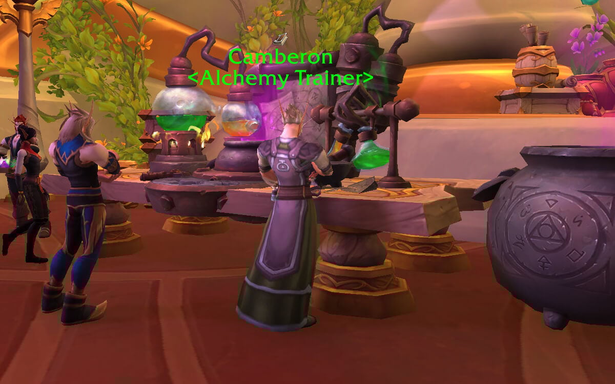 alchemy trainer location