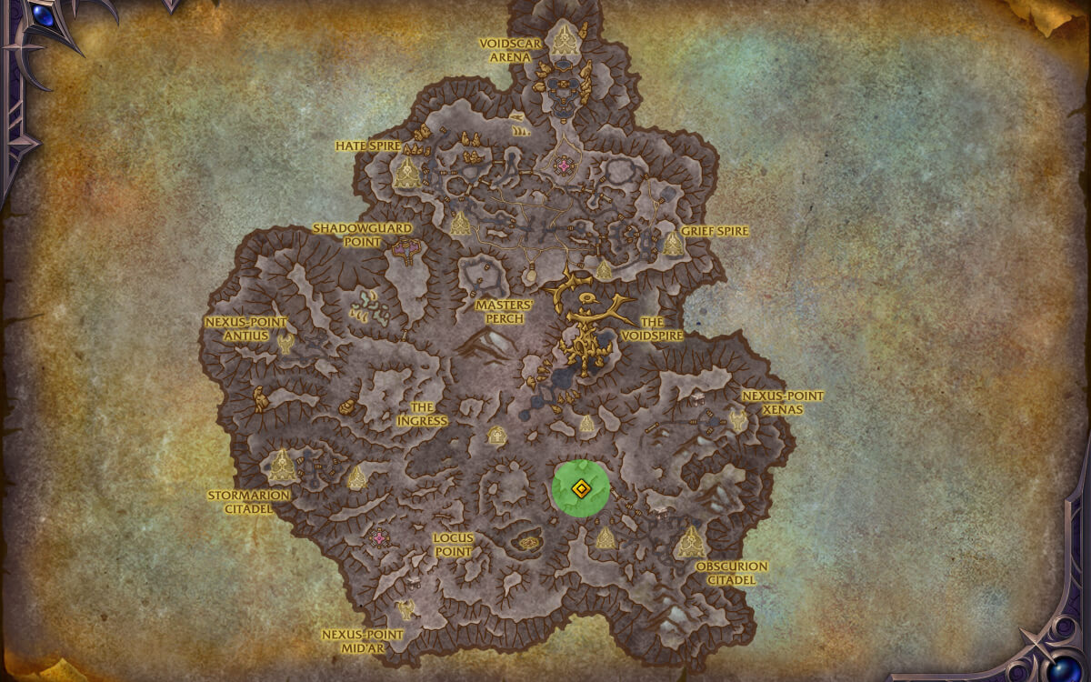 void researcher anomander location map