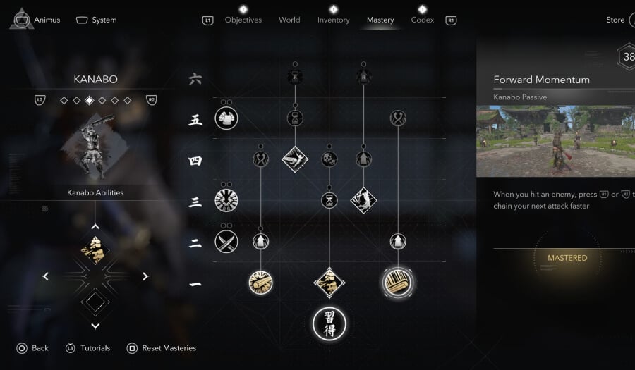 best skills to unlock first as yasuke kanabo