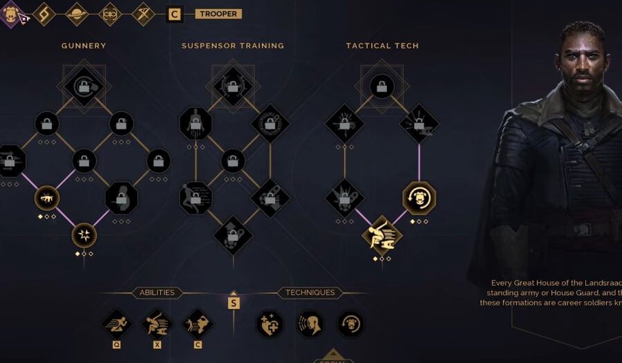 dune awakening trooper class guide talent