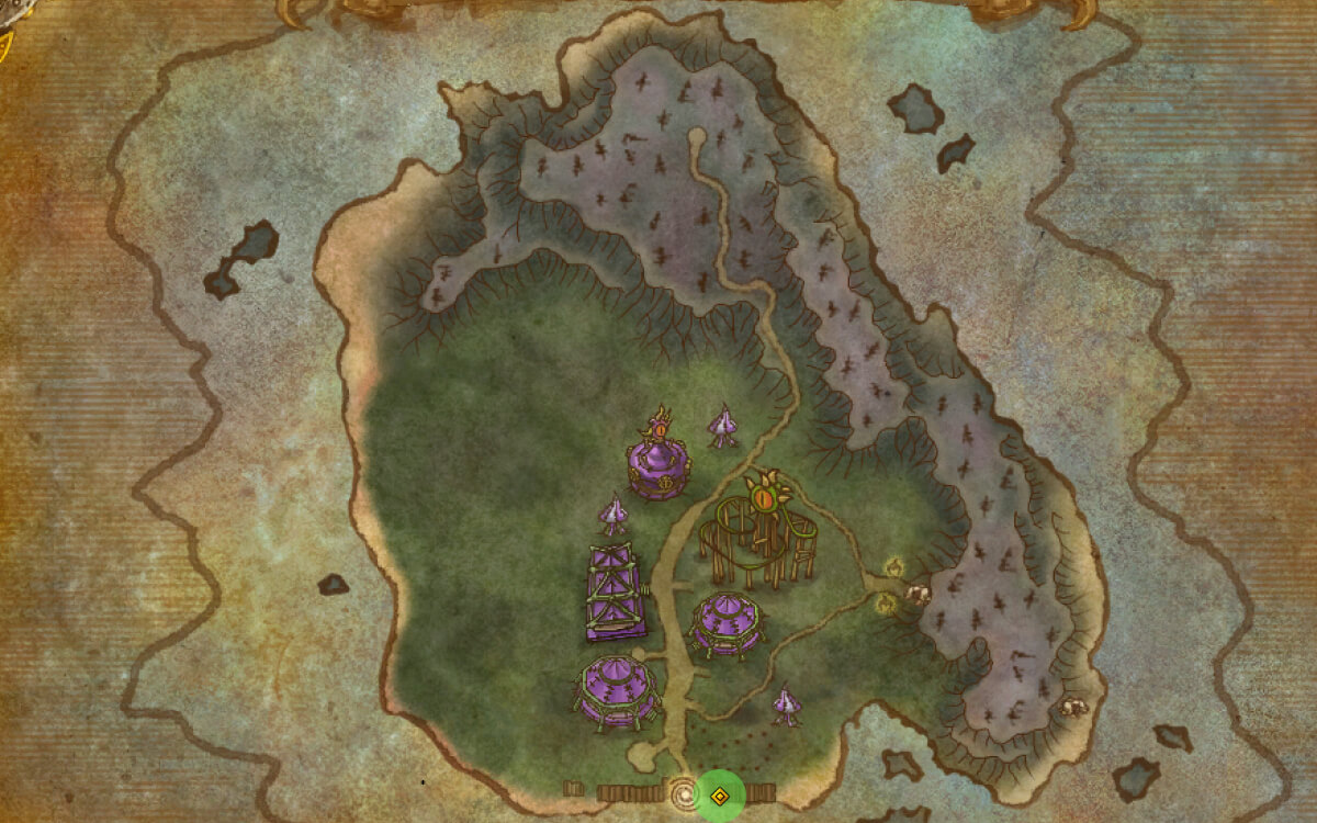 galissa sundew location map