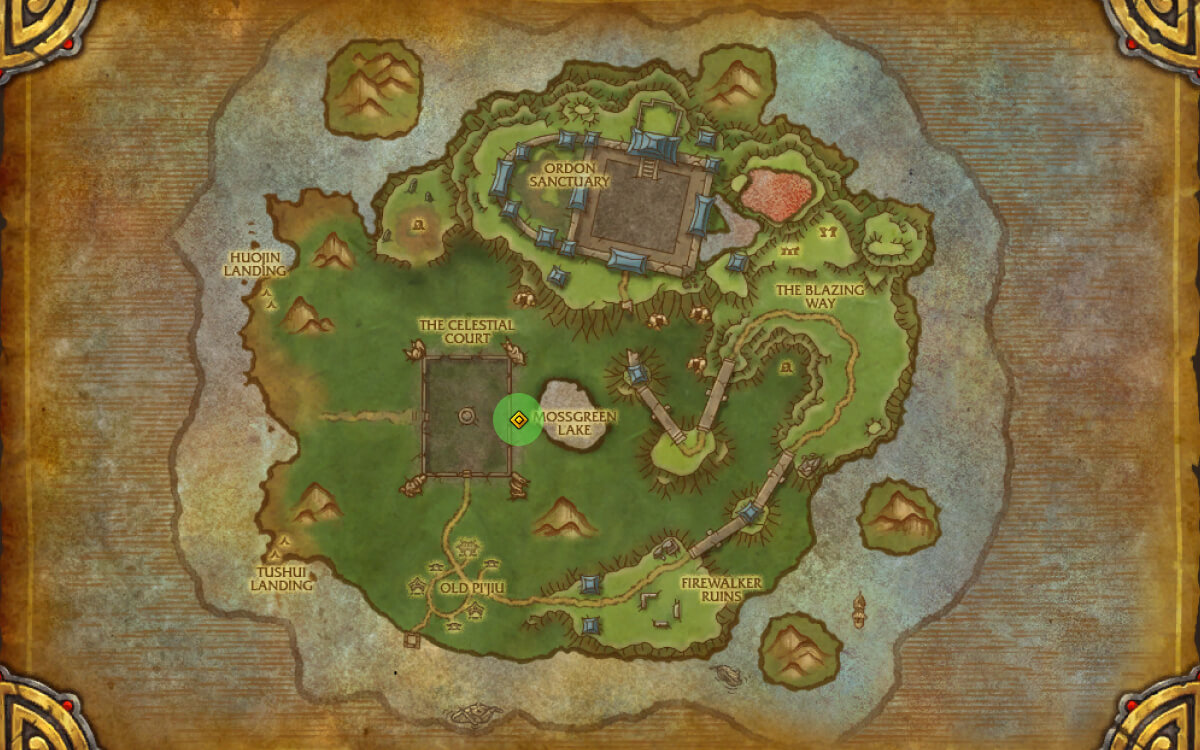 mists of pandaria timewalking vendor mistweaver xia in timeless isle map location