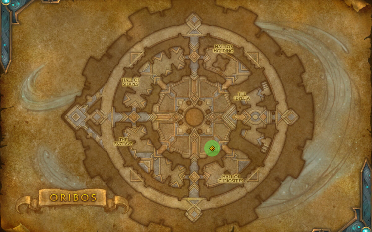 shadowlands timewalking vendor collector tasteld in oribos map location