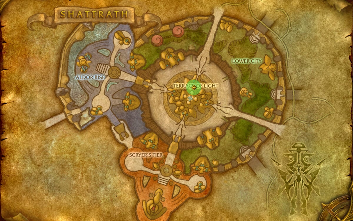 burning crusade timewalking vendor cupri in shattrath city map location