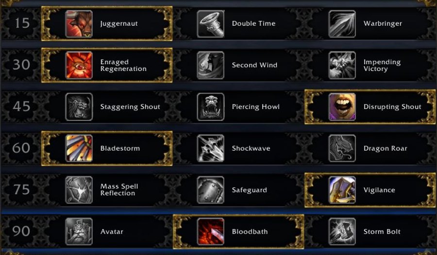 warrior protection talent dungeon