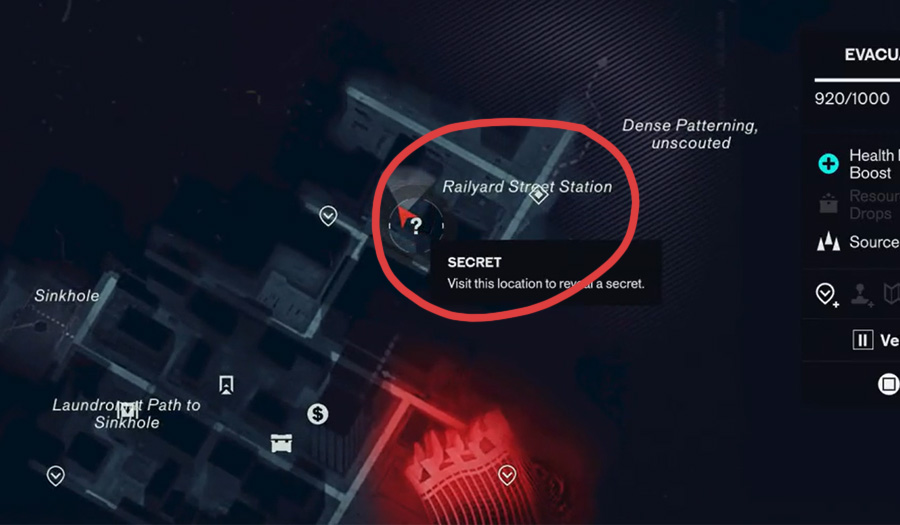 control resonant railyard street station map location