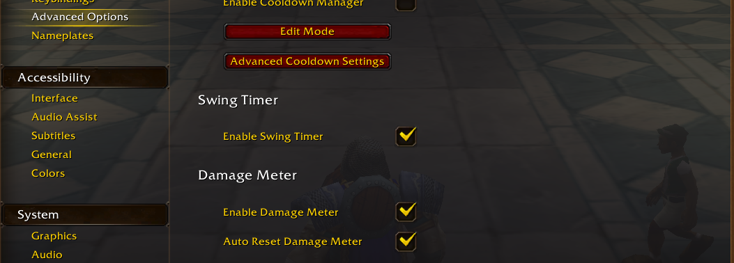 Advanced Options