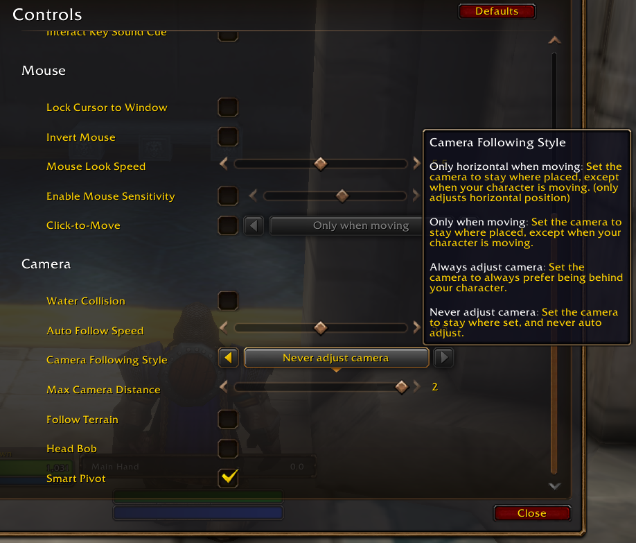 Controls WoW Forever