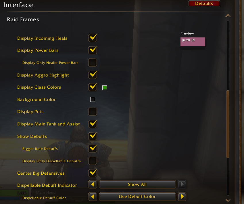Raid Frames WoW Forever