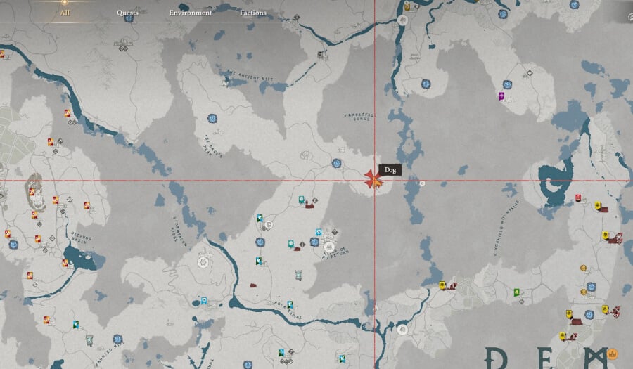 abyss artifact location sharpended spear 5 far