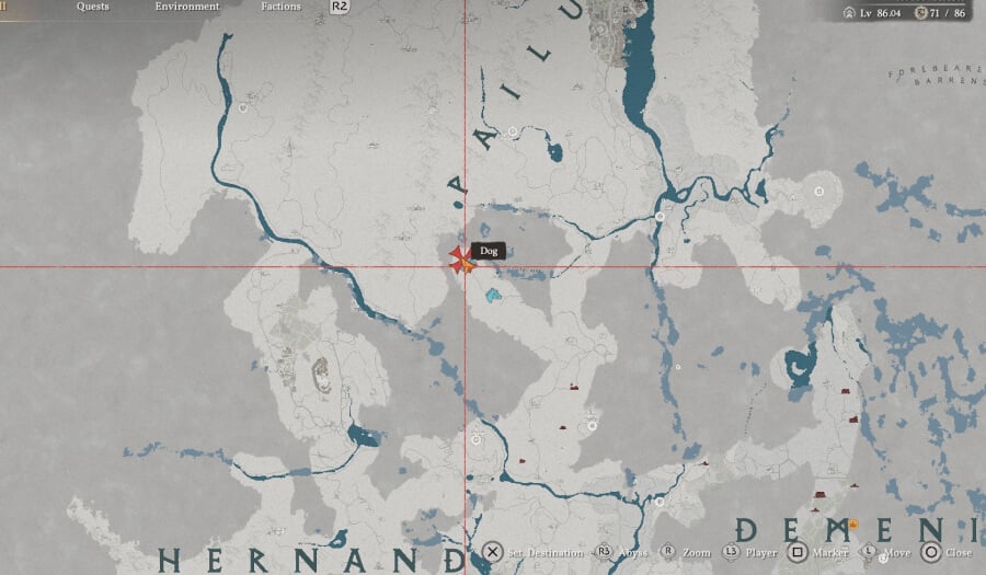 abyss artifact location animal meats far