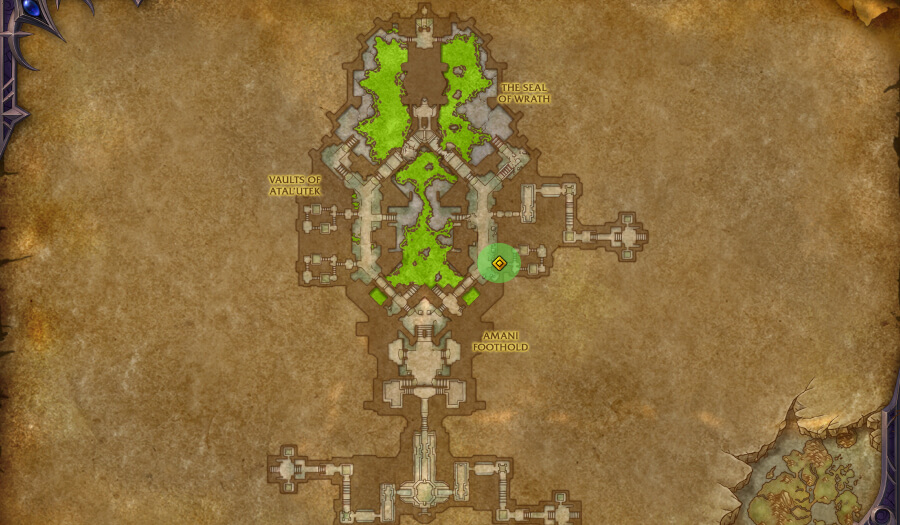 lost medjai amulet discovery map vault