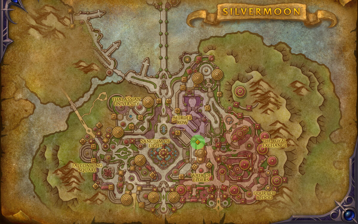 astalors sanctum location map